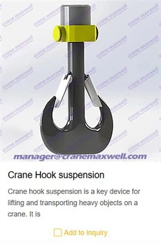 Crane hook block Crane hook block